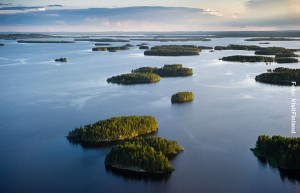 Finnland-Kallavesi-See