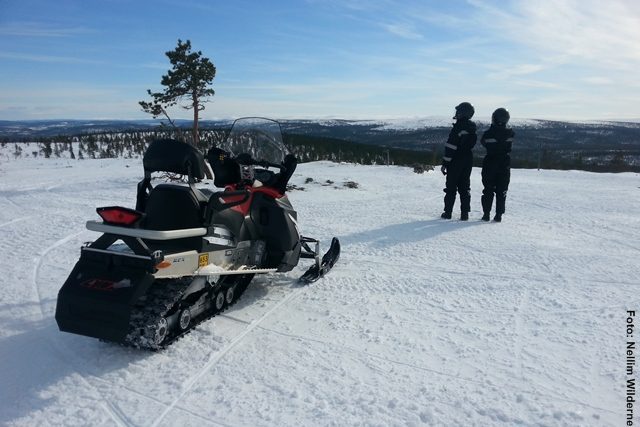 Schneemobil Tour Lappland