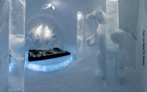 Eishotel Schweden Schneesuite