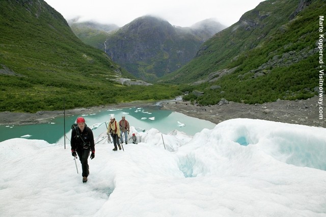 Norwegen Reisen Gletscher