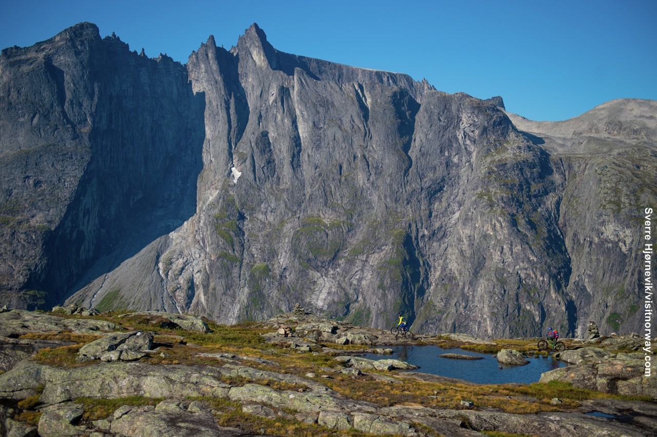 Norwegen Reisen Trollwand