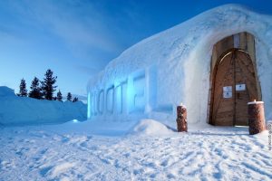 Schnee-Iglu Hotel Schweden