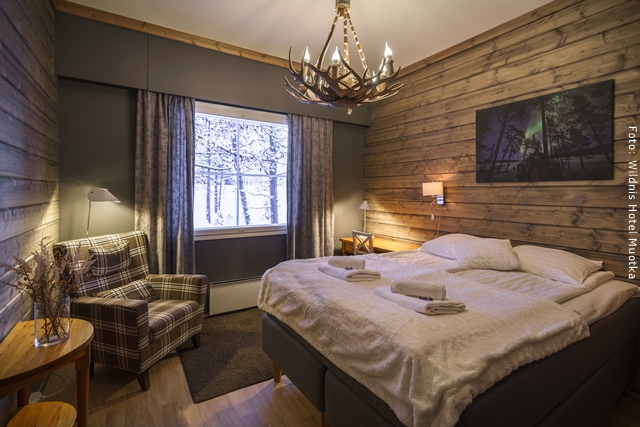 Wildnis Hotel Muotka Lappland