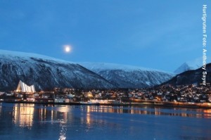 Norwegen-Tromso-Postschiff