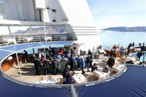 Island Seereise Deck