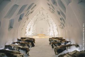 Schneehotel Rovaniemi Eiskapelle