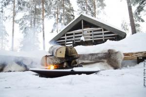 Exklusive Blockhütten in Lappland 