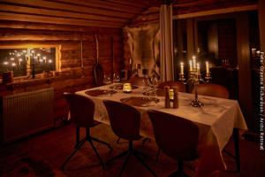 exklusives Blockhütten Restaurant