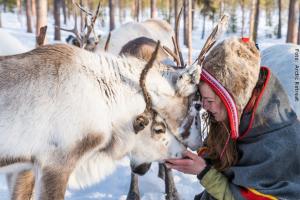 Besuch einer Sami Familie