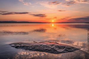 Finnland-Pielinensee_Sonnenuntergang