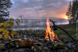Finnland_Karelien_Lagerfeuer