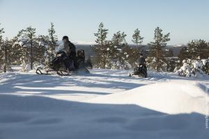 Schneemobil Safari Pyhae