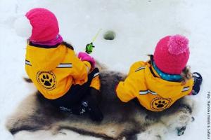Eisangeln Lappland