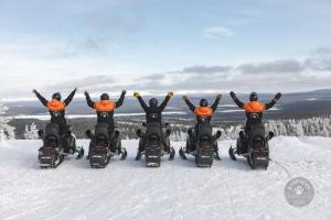 Schneemobil Panoramatour Lappland