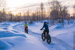 Winteraktivität Fatbiking