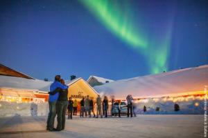 Feriendorf Harriniva im Winter