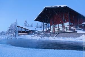Hotel Jeris Arktische Sauna Welt im Winter