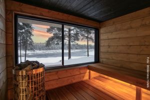 Juutua_Wildnishotel-Sauna_im_Winter