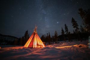 Polarhimmel Lappland NLV