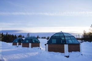 Schneehotel und Glasiglus Finnland - Glasiglu