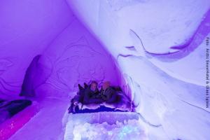 Schneehotel und Glasiglus Finnland - Schneehotel Fischzimmer