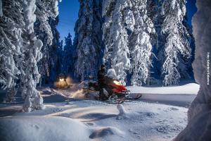 Schneemobilsafari Rovaniemi