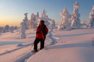 Lapplandreise Winter in Äkäslompolo