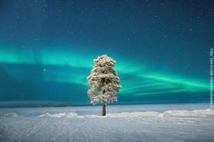 Inarisee im Winter