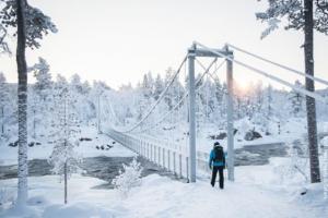 Inari Jaeniskoski Stromschnellen